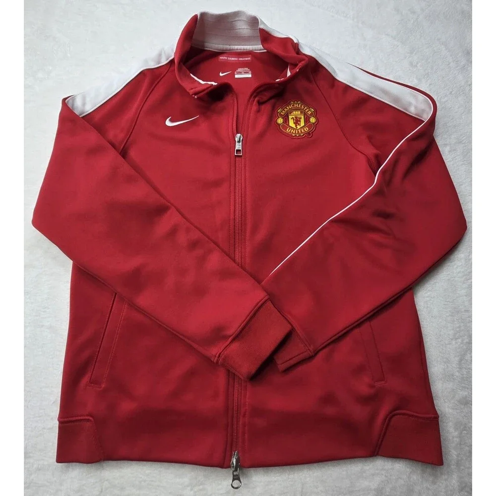 Manchester United Jacket Youth XL Soccer Nike Full Zip Football